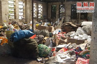 废品站火灾，废品堆积图