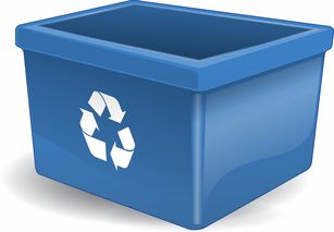 废物箱标志，废品标识是什么颜色