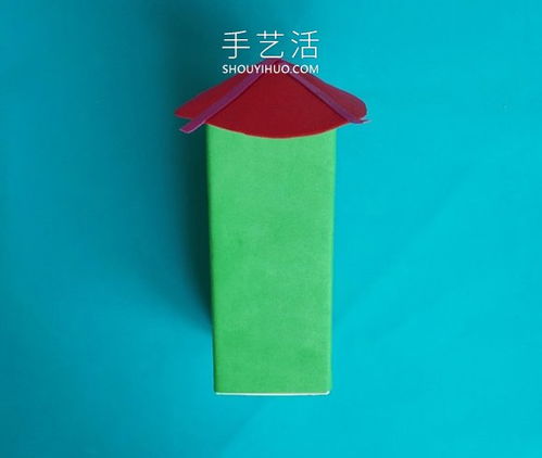 废品盒子制作房子视频，废旧盒子制作房子
