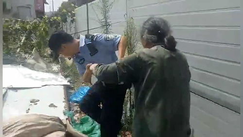 德国捡废品老人视频，德国捡垃圾