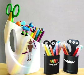 废品制作笔筒方法图片，用废品怎么做笔筒